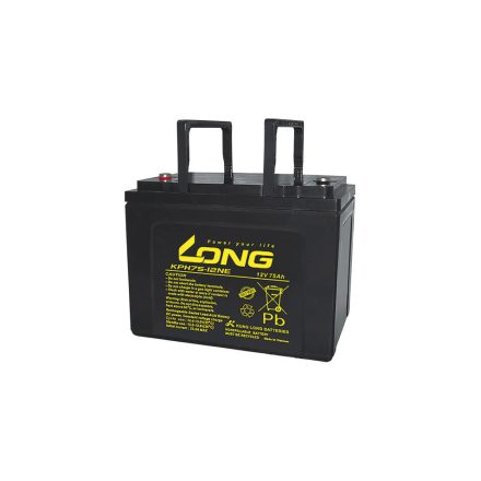 Long KPH75-12NE akkumulátor 12V / 75Ah elektromos járművekbe