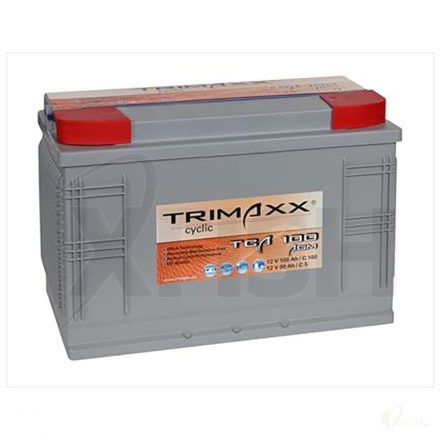 TRIMAXX TCA 100Ah ciklikus akkumulátor hajókhoz, lakóautókhoz