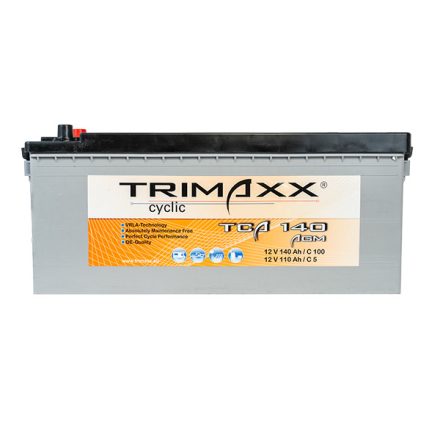 TRIMAXX TCA 140Ah ciklikus akkumulátor hajókhoz, lakóautókhoz