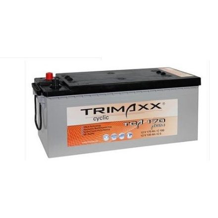 TRIMAXX TCA 170Ah ciklikus akkumulátor hajókhoz, lakóautókhoz
