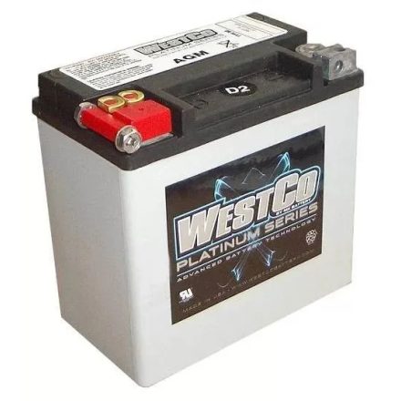Westco WCP14 akkumulátor 12V 12Ah Motorkerékpárokhoz és robogókhoz