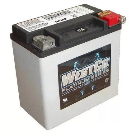 Westco WCP14L 12V 12Ah zárt akkumulátor motorkerékpárhoz, robogóhoz