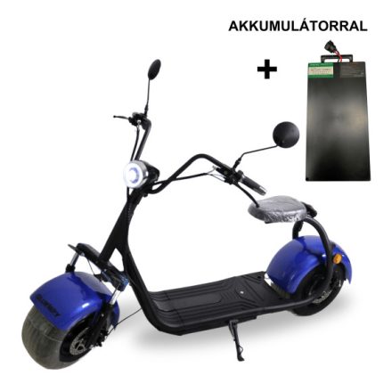 BlueWay RX10 kék elektromos roller akkumulátorral