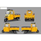 ZT-97 Elektromos kisteherautó 72V 100Ah 45km/h - Sárga