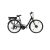 Zagon női 17 E-Trekking MXUS matt fekete/kék pedál szenzoros elektromos kerékpár