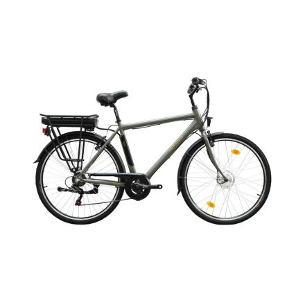 Zagon ffi 19 E-Trekking BAFANG nyomaték szenzoros matt zöldes szürke/ arany-fekete elektromos kerékpár