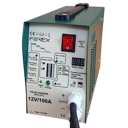 Forex 12V 100A Akkumulátortöltõ és tápegység