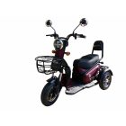 TORNÁDÓ 30 Elektromos Tricikli - Bordó