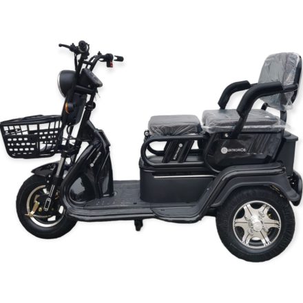 E-MOB09 Elektromos tricikli - Fekete
