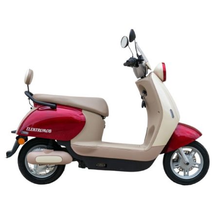 Polymobil E-MOB45 Elektromos Robogó - Bordó-bézs