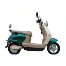 Polymobil E-MOB45 Elektromos Robogó - Sötétzöld-bézs