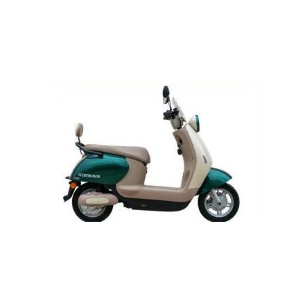 Polymobil E-MOB45 Elektromos Robogó - Sötétzöld-bézs