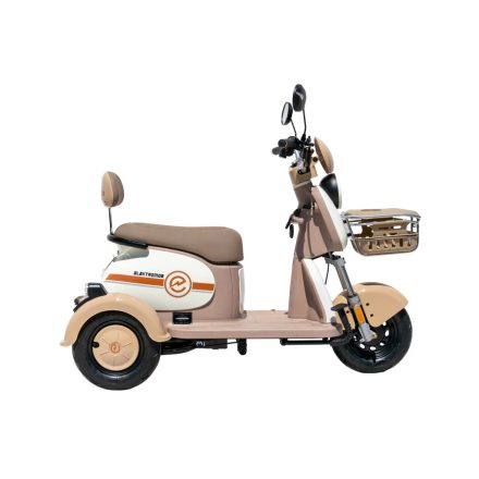E-MOB41 Elektromos tricikli - Drapp vajszín