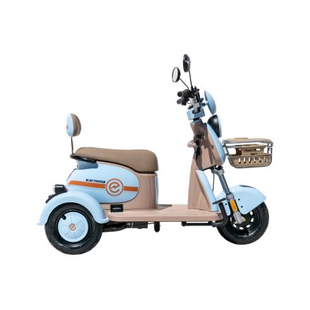E-MOB41 Elektromos tricikli - Drapp világoskék