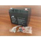 Ritar 12V 50Ah lítium vas foszfát(LiFePo4) akkumulátor elektromos közlekedési eszközökhöz