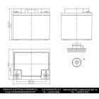 Ritar 12V 50Ah lítium vas foszfát(LiFePo4) akkumulátor elektromos közlekedési eszközökhöz