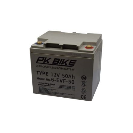 PK BIKE 12V 50Ah ciklikus akkumulátor elektromos járművekbe