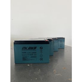 PK Bike 12V14Ah Grafén akkumulátorpakk (4db akkumulátor)