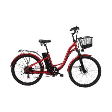 Tornádó TRD-10 pedelec elektromos kerékpár - Piros