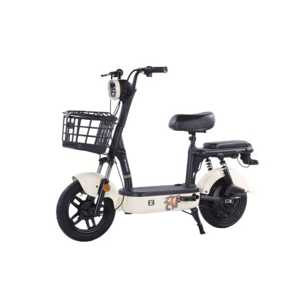 ZTECH ZT-02T elektromos robogó végsebesség: 25 km/h - Fekete-fehér