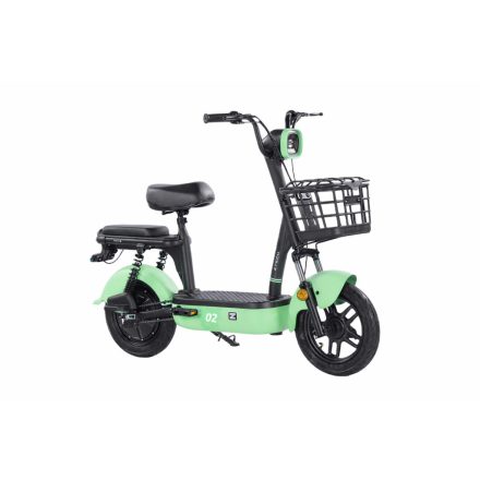 ZTECH ZT-02T elektromos robogó végsebesség: 25 km/h - Fekete-zöld