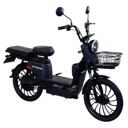 ZTECH ZT-04B elektromos robogó végsebesség: 25 km/h - Fekete