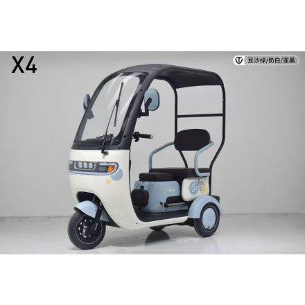 Z-TECH ZT-16C Elektromos tricikli tetővel - Kék