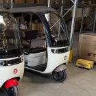 Z-TECH ZT-17C Elektromos tricikli - 2 személyes, tetővel - Barna