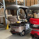 Z-TECH ZT-17C Elektromos tricikli - 2 személyes, tetővel - Barna