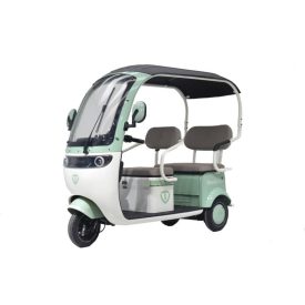   Z-TECH ZT-17C Elektromos tricikli - 2 személyes, tetővel - Pisztácia