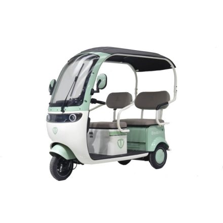 Z-TECH ZT-17C Elektromos tricikli - 2 személyes, tetővel - Pisztácia