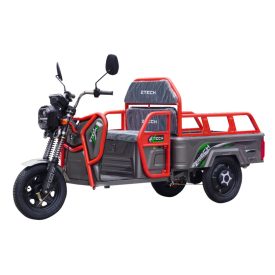   ZTECH ZT-92A Teherszállító elektromos tricikli - Szürke-piros